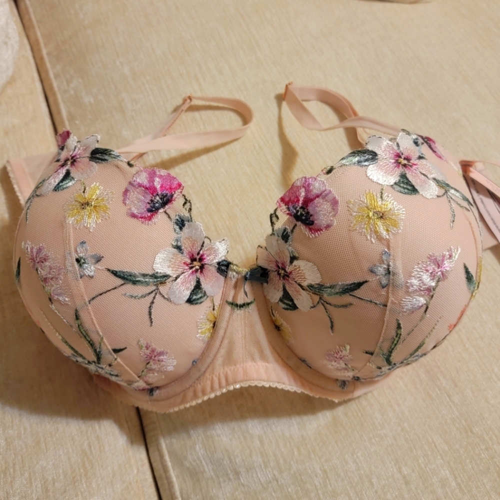 Embroidered Victoria's secret bra